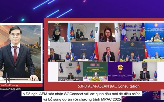 Hội nghị lần 53 giữa Hội đồng tư vấn kinh doanh ASEAN BAC với các Bộ trưởng kinh tế các nước ASEAN
