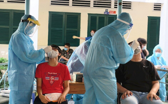 Thái Nguyên: Xét nghiệm sàng lọc tầm soát SARS-CoV-2 tại trường học và các cơ sở giáo dục