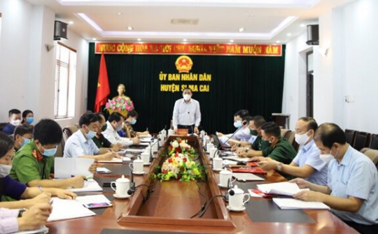 Lào Cai: Lãnh đạo tỉnh kiểm tra công tác phòng, chống dịch tại huyện Bắc Hà và Si Ma Cai