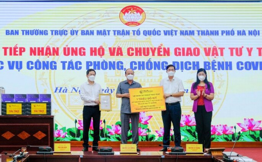 T&T Group hỗ trợ Hà Nội 1 triệu bộ kit xét nghiệm PCR Covid-19 trị giá 162 tỷ đồng
