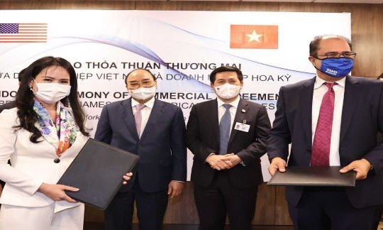 T&T Group và đối tác Mỹ ký các hợp đồng hợp tác thương mại đầu tư trị giá trên 3 tỷ USD