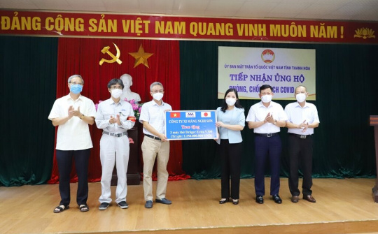 Thanh Hóa: Tiếp nhận ủng hộ phòng, chống dịch Covid-19 từ các doanh nghiệp