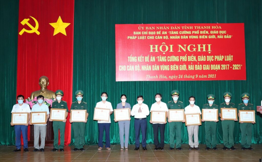 Thanh Hóa: Tiếp tục tăng cường phổ biến, giáo dục pháp luật cho cán bộ, nhân dân vùng biên giới, hải đảo