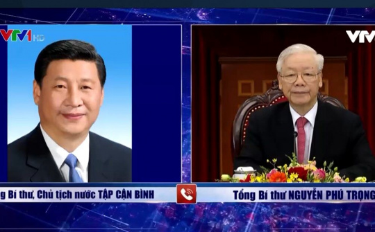 Tổng Bí thư Nguyễn Phú Trọng điện đàm với Tổng Bí thư, Chủ tịch nước Trung Quốc Tập Cận Bình