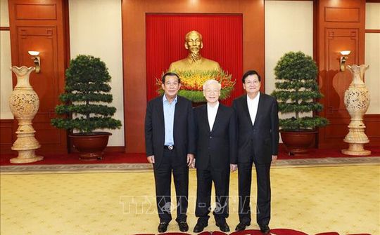 Gặp gỡ cấp cao Việt Nam - Campuchia - Lào
