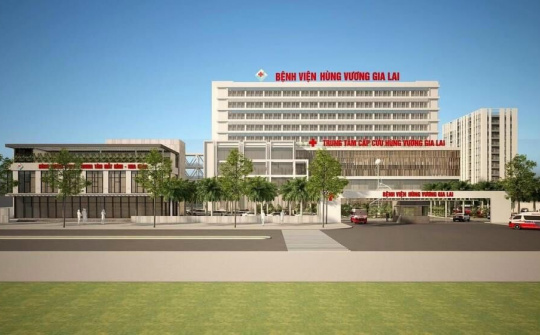 Gia Lai: Khởi công xây dựng dự án bệnh viện quy mô 300 giường bệnh