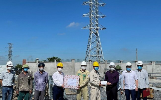 Đẩy nhanh tiến độ xây dựng TBA 110kV Trực Đại trên địa bàn tỉnh Nam Định