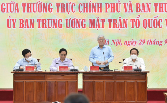 Nâng cao hiệu quả phối hợp công tác giữa Chính phủ và MTTQ Việt Nam