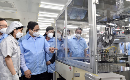 Thủ tướng Phạm Minh Chính thăm, làm việc tại tỉnh Thái Nguyên