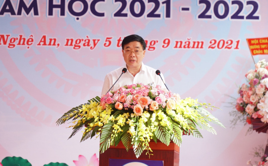 Nghệ An: Khai giảng năm học 2021 - 2022