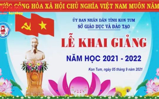 Kon Tum: Khai giảng năm học mới qua Sóng truyền hình tỉnh