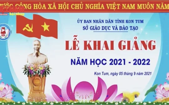 Kon Tum: Khai giảng năm học mới qua Sóng truyền hình tỉnh