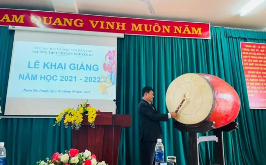 Đắk Lắk: Có hơn 450.000 học sinh theo học ở các cấp học năm học 2021-2022