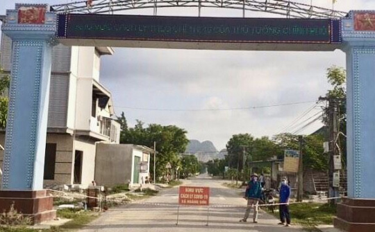 Thanh Hóa tiếp tục áp dụng giãn cách xã hội trên địa bàn huyện Nông Cống
