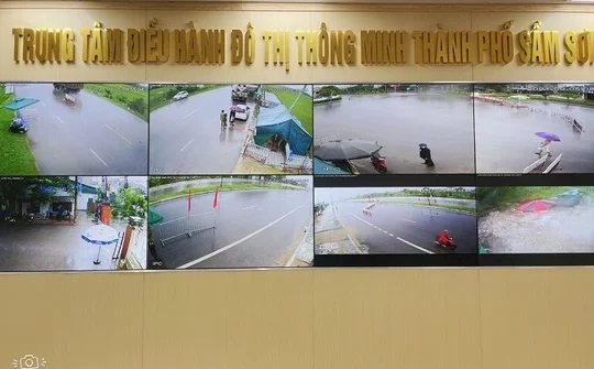 TP Sầm Sơn ứng dụng hệ thống camera giám sát tại các chốt kiểm soát phòng, chống dịch Covid-19