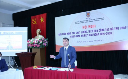 Phát huy hiệu quả trong công tác hỗ trợ pháp lý cho doanh nghiệp nhỏ và vừa