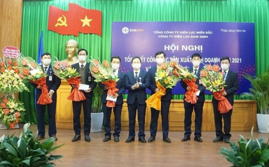 Công ty Điện lực Nam Định: Vượt mọi khó khăn, hoàn thành xuất sắc nhiệm vụ năm 2021