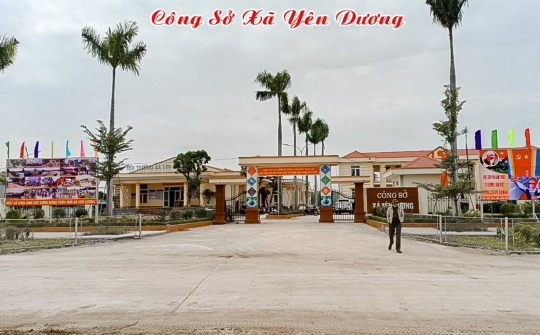 Yên Dương: Dồn lực phấn đấu về đích nông thôn mới sớm nhất
