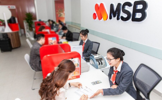 MSB công bố kết quả kinh doanh trước kiểm toán năm 2021