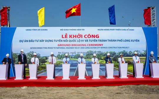 An Giang: Khởi công xây dựng tuyến tránh thành phố Long Xuyên