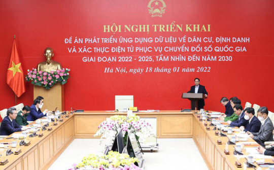 Đẩy mạnh chuyển đổi số quốc gia giai đoạn 2022-2025, tầm nhìn 2030