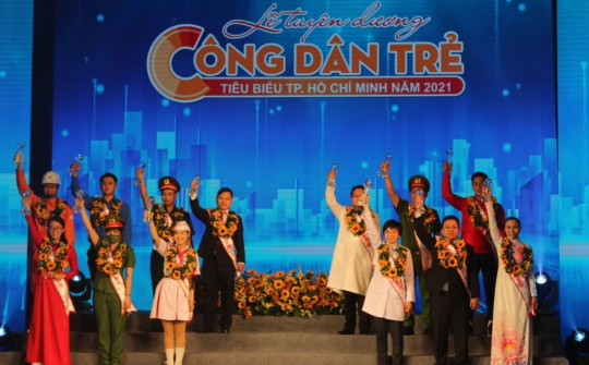TP.HCM: Ngày 01/01/2022 vinh danh 14 công dân trẻ tiêu biểu