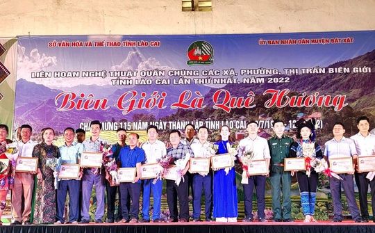 Lào Cai: Đặc sắc từ Liên hoan Nghệ thuật quần chúng "Biên giới là quê hương"