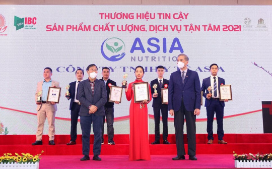 Thương hiệu Sữa Asia liên tiếp đạt 2 hạng mục tại Chương trình “Gala Chào Xuân 2022 - Chắp cánh Thương hiệu Việt”