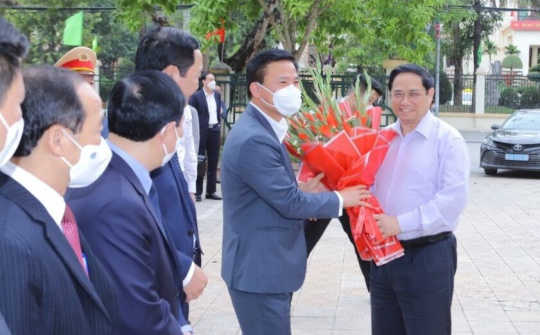 Thủ tướng Chính phủ Phạm Minh Chính thăm và làm việc tại Thanh Hóa