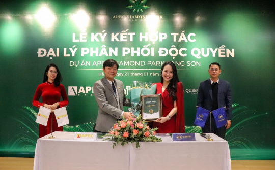 Queen Sea chính thức trở thành đại lý phân phối độc quyền dự án APEC Diamond Park Lạng Sơn