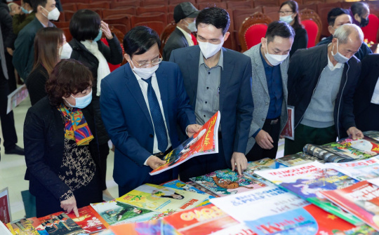 Hà Nam: Trưng bày báo Tết, báo Xuân Nhâm Dần - 2022