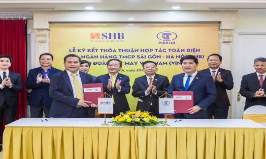 SHB và Vinatex ký kết thỏa thuận hợp tác toàn diện