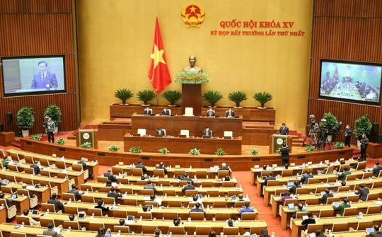 Khai mạc Kỳ họp bất thường lần thứ nhất, Quốc hội khóa XV