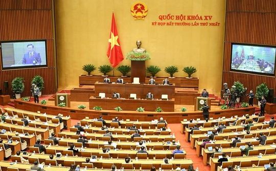 Khai mạc Kỳ họp bất thường lần thứ nhất, Quốc hội khóa XV