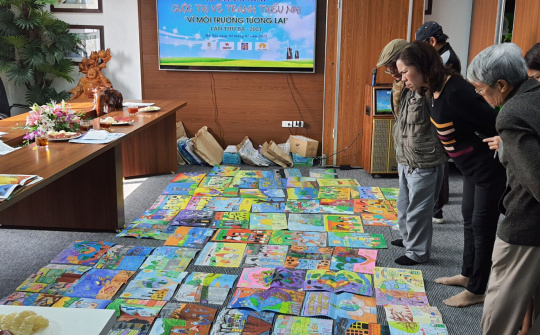 Lễ chấm giải cuộc thi vẽ tranh thiếu nhi "Vì môi trường tương lai" Lần thứ 3