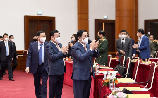 Thủ tướng Phạm Minh Chính dự Hội nghị tổng kết ngành Tài chính