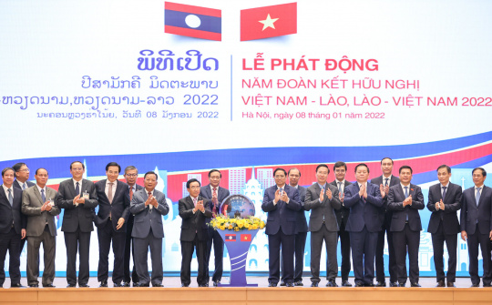 Phát động “Năm Đoàn kết hữu nghị Việt Nam-Lào, Lào-Việt Nam 2022”