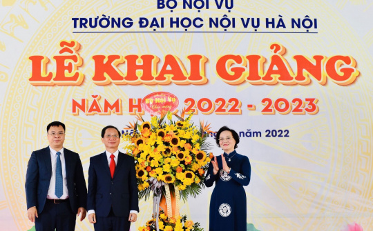 Đại học Nội vụ Hà Nội khai giảng năm học mới 2022 - 2023