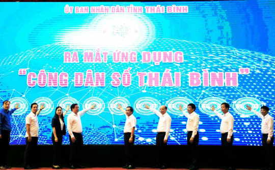 Thái Bình ra mắt ứng dụng ''Công dân số Thái Bình''