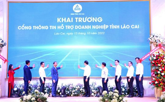 Lào Cai: Khai trương Cổng thông tin hỗ trợ doanh nghiệp