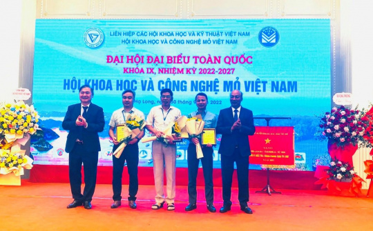 Cụm công trình Nghiên cứu của Viện Khoa học và Công nghệ Mỏ - Luyện kim đạt Giải thưởng KHCN Mỏ toàn quốc năm 2022