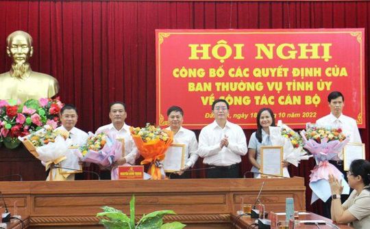 Đắk Lắk: Công bố quyết định về công tác cán bộ