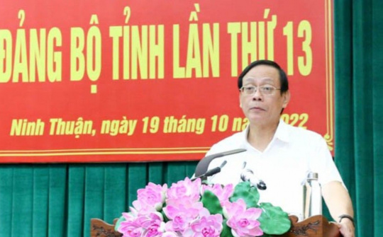 Ninh Thuận: Hội nghị Đảng bộ tỉnh lần thứ 13