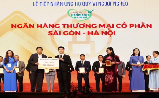 Ngân hàng SHB chung tay ủng hộ Quỹ “Vì người nghèo” 2022