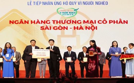 Ngân hàng SHB chung tay ủng hộ Quỹ “Vì người nghèo” 2022