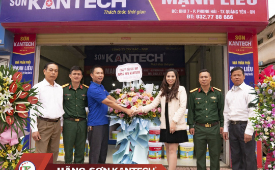 Hãng sơn Kantech: Khai trương Nhà phân phối Mạnh Liễu - Tx Quảng Yên