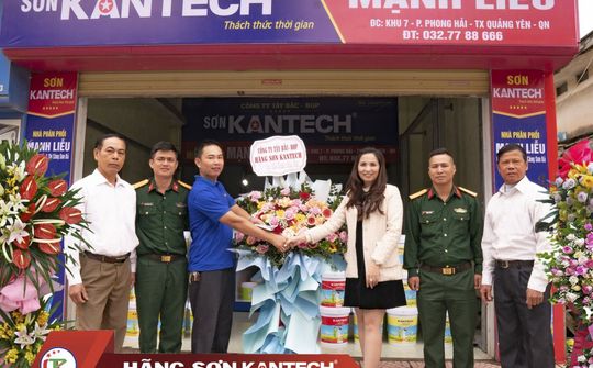 Hãng sơn Kantech: Khai trương Nhà phân phối Mạnh Liễu - Tx Quảng Yên