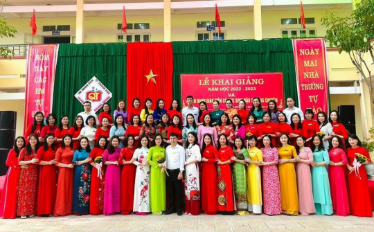 Trường THCS Quang Trung: Nơi chèo lái con đò tri thức