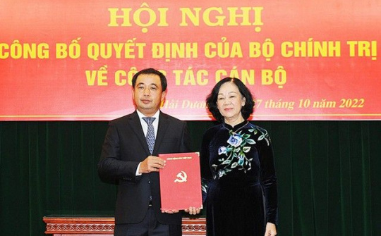 Hải Dương có tân Bí thư Tỉnh ủy