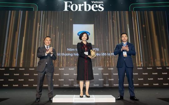 Vinamilk - Thương hiệu ‘Tỷ USD’ duy nhất trong Top 25 thương hiệu F&B dẫn đầu của Forbes Việt Nam